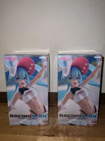 RACING MIKU 피규어 2개 세트