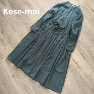 Kese-moi 케세모이 밴드 칼라 원피스 턱 넉넉한 오버