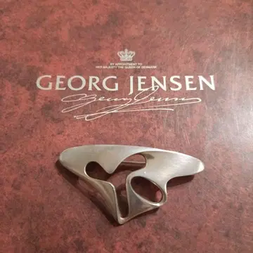 새상품급 GEORG JENSEN 1956~63 디자인 모던 브로치 325