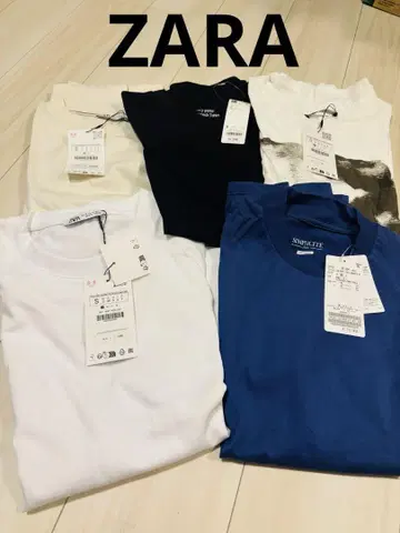 ZARA 등 티셔츠 약 15000엔 상당 무지 남성용 티셔츠