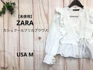 [미사용] ZARA 자라 카슈쿨 블라우스 프릴 블라우스 벨소매 M