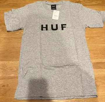 HUF 그레이 로고 티셔츠