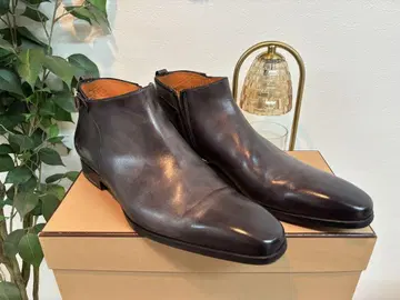인기 Santoni 산토니 앵클 가죽 신발 8 사이즈