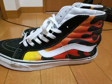 US9.5 Vans Sk8-Hi 프레임 파이어 프레임 새상품급