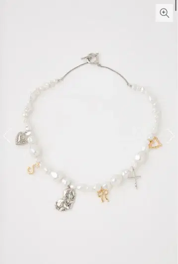 [ SLY ] FAUX PEARL CHARM 목걸이