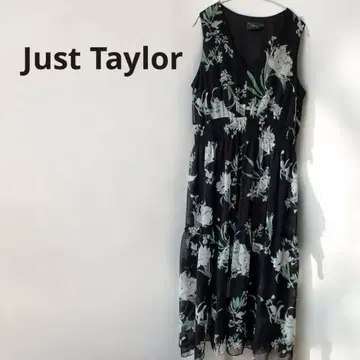 Just Taylor 플라워 프린트 슬리브리스 원피스 16
