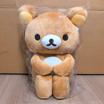 곁에 있어요 리락쿠마 봉제 인형 웅크려 앉기 비 온 뒤 맑음 리락쿠마
