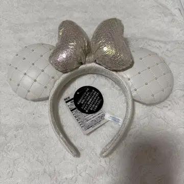 디즈니 머리띠 펄 화이트