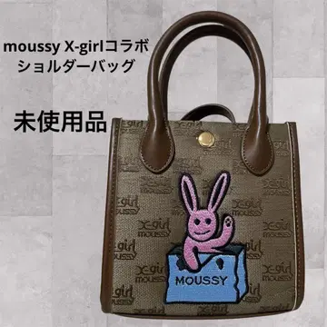 moussy X-girl 콜라보 백