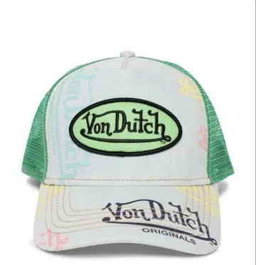 Von Dutch 트래커 캡 화이트/그린