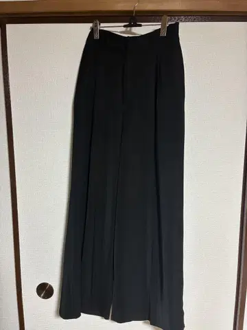 [미사용에 가까움] HARE 하레 트로미 와이드 스트레이트 팬츠 블랙