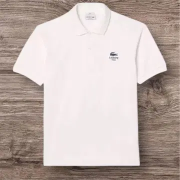 LACOSTE 화이트 피케 셔츠 새상품 M 택 포함 클래식 핏