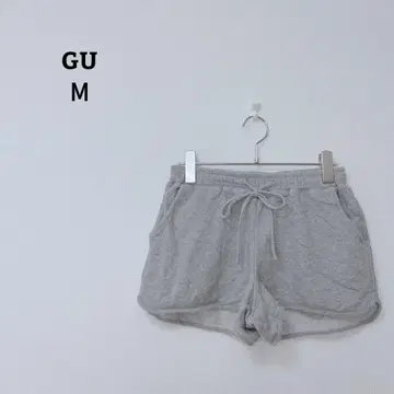 지유 숏팬츠 룸웨어 헬스장 운동 허리밴딩 면100 M