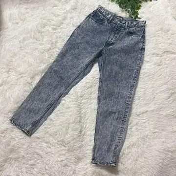 MOUSSY 마우지 빈티지풍 케미컬 워시 데님 팬츠 26