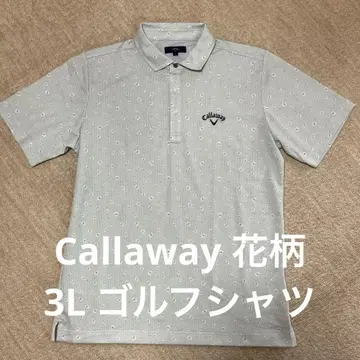 Callaway 꽃무늬 3L 골프 셔츠