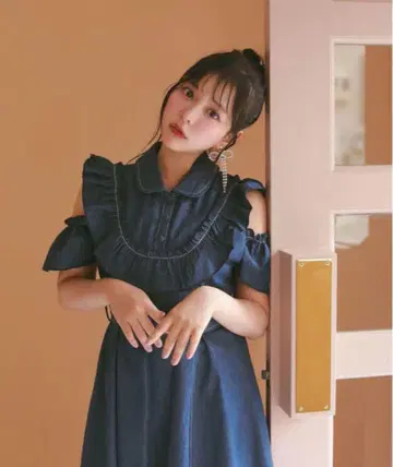 evelyn 데님 원피스