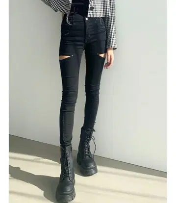 EMODA 사이드 컷 하이웨스트 파기ns