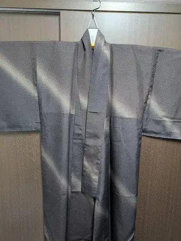 (미착용 새상품) 아카기 명주 초목 염색 홑옷 지음