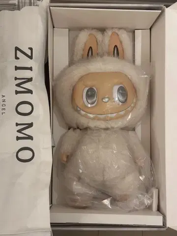 ZIMOMO 엔젤 봉제 인형 화이트