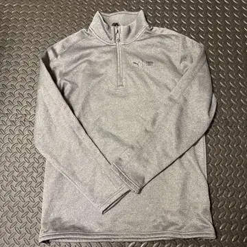 PUMA FIRST MILE 하프 지퍼 스웨터 L 그레이