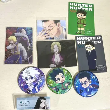 HUNTER x HUNTER 묶음 판매 캔뱃지 이타자카 크라피카 키루아