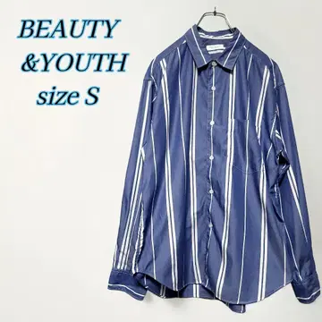 BEAUTY & YOUTH 스트라이프 셔츠 S 사이즈