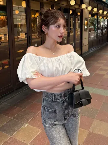 diante OFF SHOULDER VOLUME SHIRTS