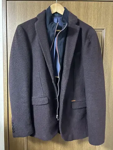 ZARA MAN 테일러드 자켓 다크 퍼플 EUR 48