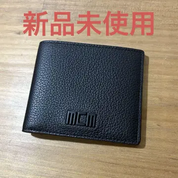 [미사용 새상품] MCM 블랙 가죽 반지갑 MXSCAT C01 BK001