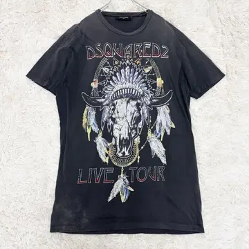 DSQUARED2 디스퀘어드 Live Tour Logo 티셔츠 XL