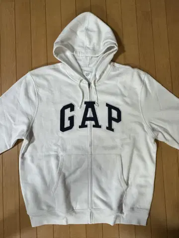 GAP 화이트 집업 후드티