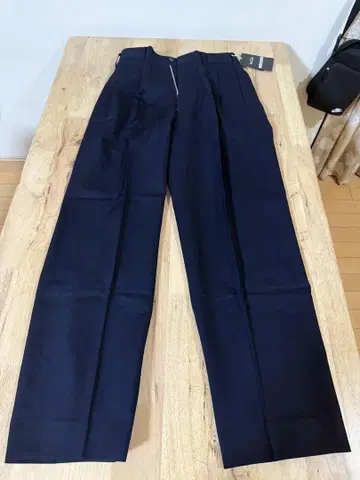 LQ 네이비 슬랙스 S 일본산
