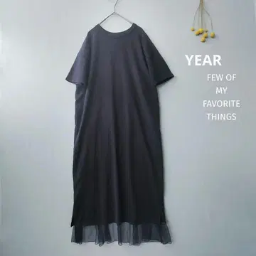 YEAR 튤 T 롱 원피스 앙비덱스 일본제