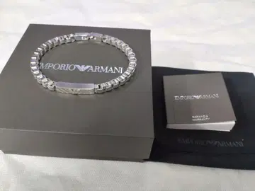 Emporio Armani 실버 팔찌