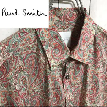 Paul Smith 페이즐리 무늬 긴팔 셔츠