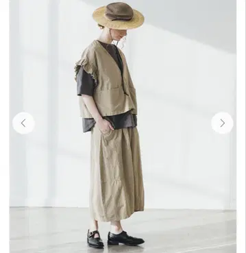 nest Robe [ UpcycleLino ] 바지 턱 벌룬 스커트
