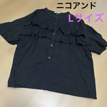 니코앤드 블랙 프레쉬 린넨 레이온 블라우스 L 사이즈