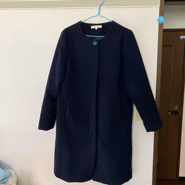 네이비 체스터 코트 M 사이즈