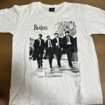 THE BEATLES 포토 프린트 티셔츠 L 사이즈