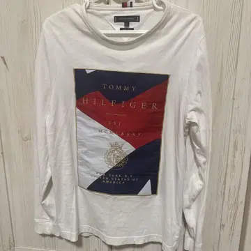 가격 인하 가능! TOMMY HILFIGER 코튼 롱 슬리브 티셔츠 S