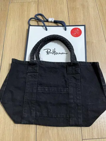 Ron Herman 블랙 데님 토트백