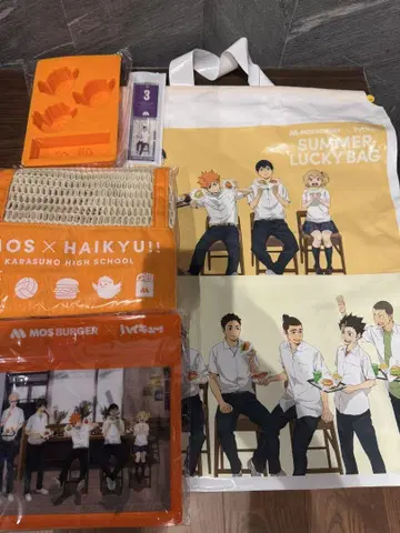 미사용 하이큐 모스버거 썸머 럭키백