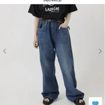 [ chimala ] DENIM WAIST ADJUSTABLE PANTS