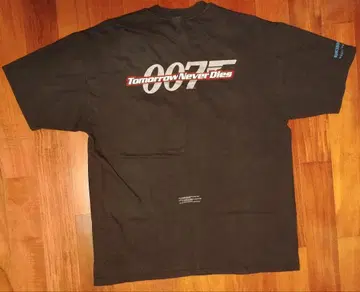 새상품급 007 제임스 본드 네버 다이 프로모 T셔츠 XL