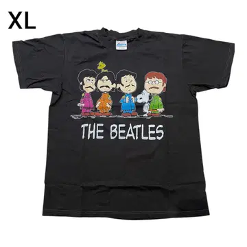 비틀즈x스누피 BEATLES SNOOPY 티셔츠 XL 사이즈