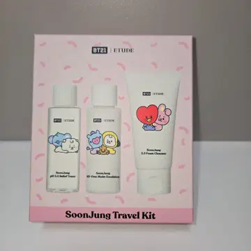 BT21 에뛰드 순정 트래블 키트 (미개봉품)