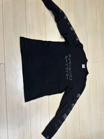 루프 휠러 x SCYE 블랙 롱T LOOPWHEELER