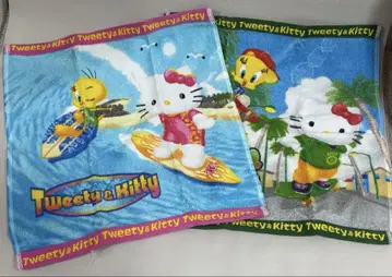 헬로키티 Tweety&Kitty 타월 세트