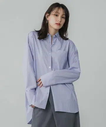 PUBLIC TOKYO 빅 포켓 라운드 셔츠