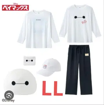 디즈니 베이맥스 6종 세트 해피백 LL 시마무라 콜라보